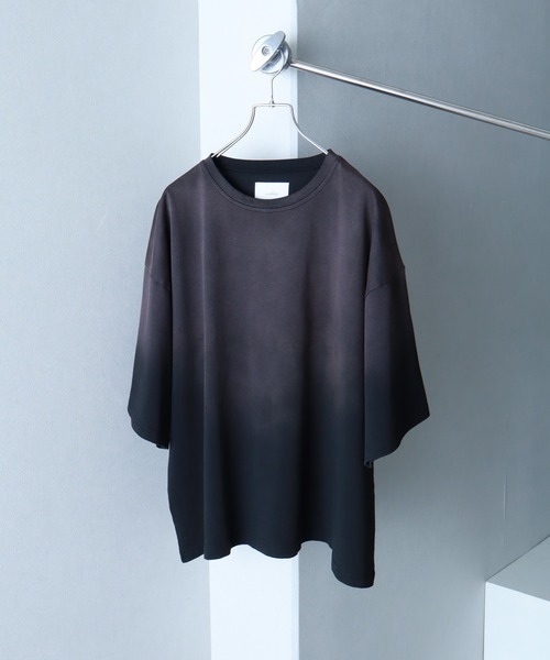 welise(ウェライズ)の「【welise/ウェライズ】ハイクラスコットンスムース レベルグラデーションオーバーTシャツ(Tシャツ/カットソー・メンズ・ブラック系その他2/ブラック系その他/ブラック系その他3・S/M/L)」の12枚目の写真
