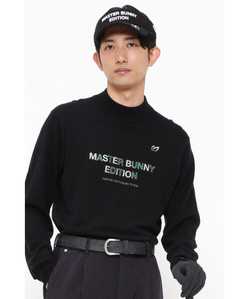 MASTER BUNNY EDITION(マスターバニーエディション)の「【MASTER BUNNY EDITION】ニットプルオーバー(ニット/セーター・メンズ・ブラック/グレー・X-LARGE/LARGE)」の3枚目の写真