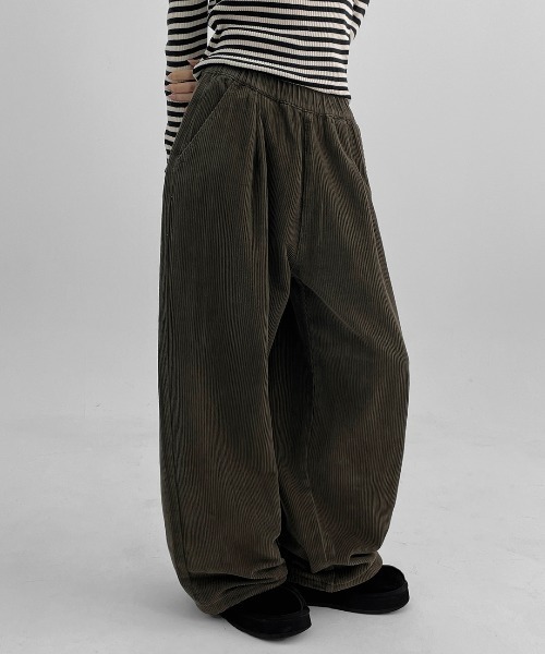 [MADE] エチル2WAYコーデュロイバルーンパンツ（その他パンツ）｜BLACKUP（ブラックアップ）