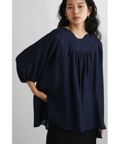 herin.cye カラーブロックフレアトップス セール】Color block flared tops (カラーブロックフレアー