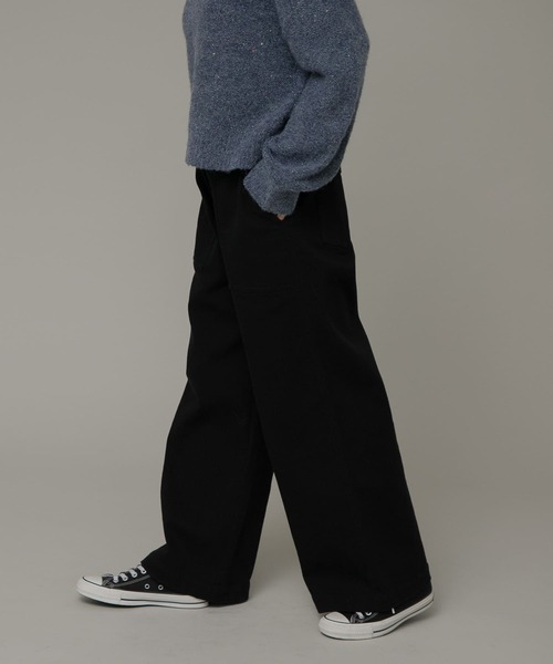 URBAN RESEARCH Sonny Label(アーバンリサーチサニーレーベル)の「裏起毛ベイカーイージーパンツ(その他パンツ・レディース・アイボリー/カーキ/ブラック・36/38)」の1枚目の写真