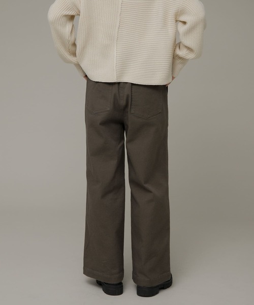 URBAN RESEARCH Sonny Label(アーバンリサーチサニーレーベル)の「裏起毛ベイカーイージーパンツ(その他パンツ・レディース・アイボリー/カーキ/ブラック・36/38)」の22枚目の写真