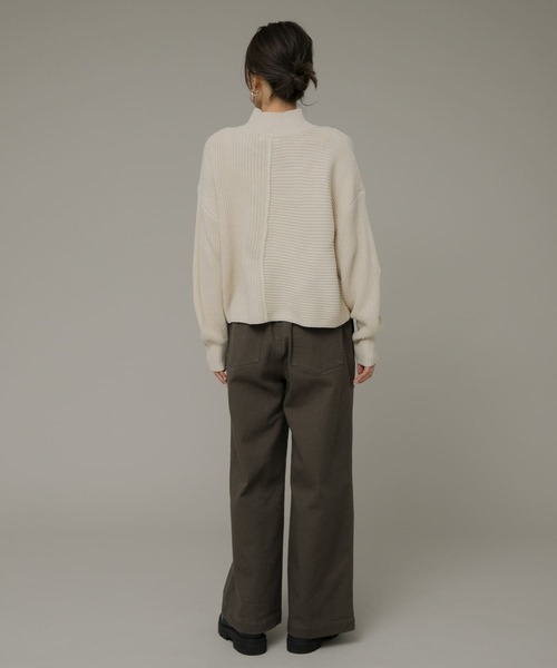 URBAN RESEARCH Sonny Label(アーバンリサーチサニーレーベル)の「裏起毛ベイカーイージーパンツ(その他パンツ・レディース・アイボリー/カーキ/ブラック・36/38)」の18枚目の写真