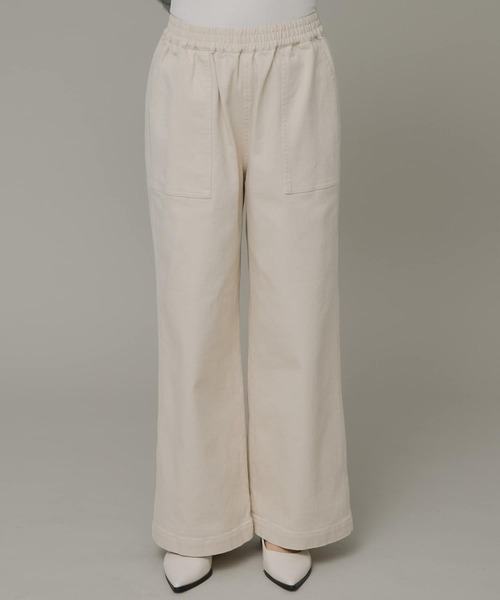 URBAN RESEARCH Sonny Label(アーバンリサーチサニーレーベル)の「裏起毛ベイカーイージーパンツ(その他パンツ・レディース・アイボリー/カーキ/ブラック・36/38)」の17枚目の写真