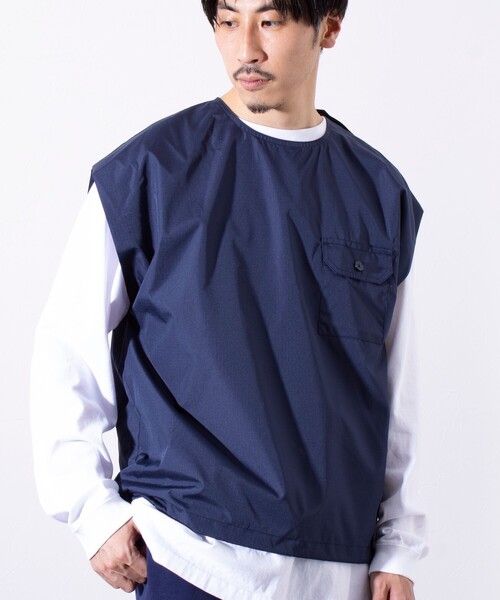 TAION（タイオン）の「【TAION/タイオン】ミリタリー Ripstop ノースリーブカットソー POベスト ユニセックス（ベスト・メンズ・セージグリーン/ネイビー/ブラック・XL/L/M）」の2枚目の写真