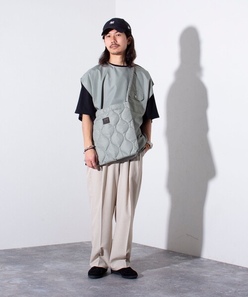 TAION（タイオン）の「【TAION/タイオン】ミリタリー Ripstop ノースリーブカットソー POベスト ユニセックス（ベスト・メンズ・セージグリーン/ネイビー/ブラック・XL/L/M）」の5枚目の写真