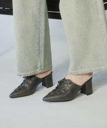 ENVYM | レースアップミュール(サンダル)