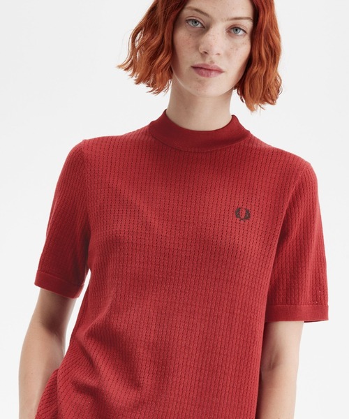 【最終値引き】FREDPERRY Pointelle Detail Jumper 最終値引き FRED PERRY Pointelle Detail Jumper
