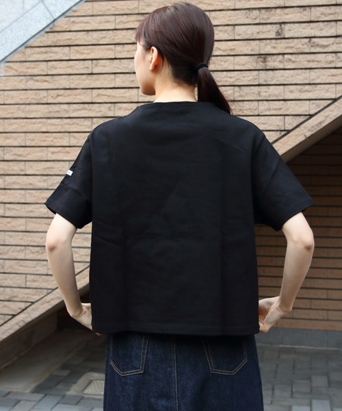 ORCIVAL(オーシバル)の「ORCIVAL/オーシバル クルーネックショートスリーブプルオーバー ソリッド CREWNECK SHORT SLEEVE SOLID B258(Tシャツ/カットソー・レディース・ブラック/ナチュラル/ホワイト/グレー・1)」の11枚目の写真