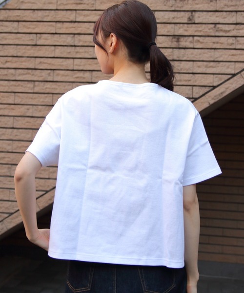 ORCIVAL(オーシバル)の「ORCIVAL/オーシバル クルーネックショートスリーブプルオーバー ソリッド CREWNECK SHORT SLEEVE SOLID B258(Tシャツ/カットソー・レディース・ブラック/ナチュラル/ホワイト/グレー・1)」の7枚目の写真