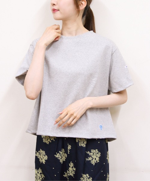ORCIVAL(オーシバル)の「ORCIVAL/オーシバル クルーネックショートスリーブプルオーバー ソリッド CREWNECK SHORT SLEEVE SOLID B258(Tシャツ/カットソー・レディース・ブラック/ナチュラル/ホワイト/グレー・1)」の21枚目の写真