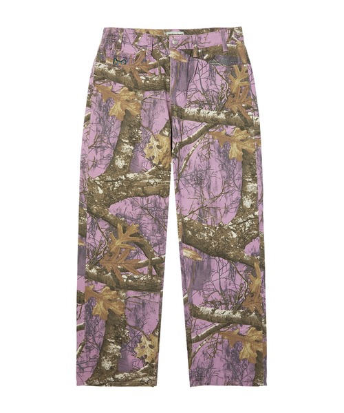【REALTREE】 リアルツリーカモ ハンティング デニムパンツ C-3521 セール】リアルツリーカモオールオーバーデザインカーゴワイド