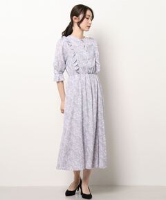 【新品】アフタヌーンティー　タックワンピース　リバティプリント タックワンピース/リバティプリント｜アフタヌーンティー