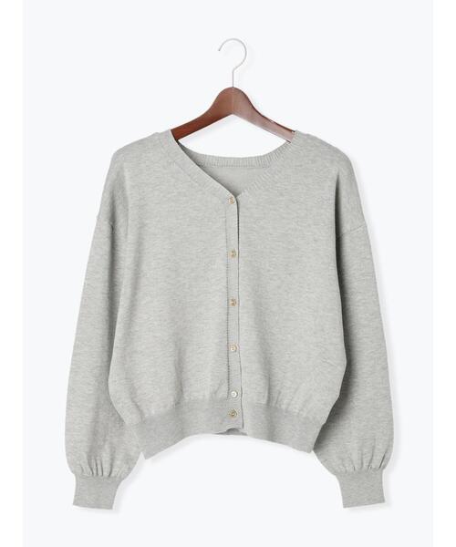 Te chichi TERRASSE（テチチテラス）の「前後2WAY金釦カーディガン（カーディガン/ボレロ・レディース・イエロー/グレー/グリーン/ブラック・F）」の13枚目の写真