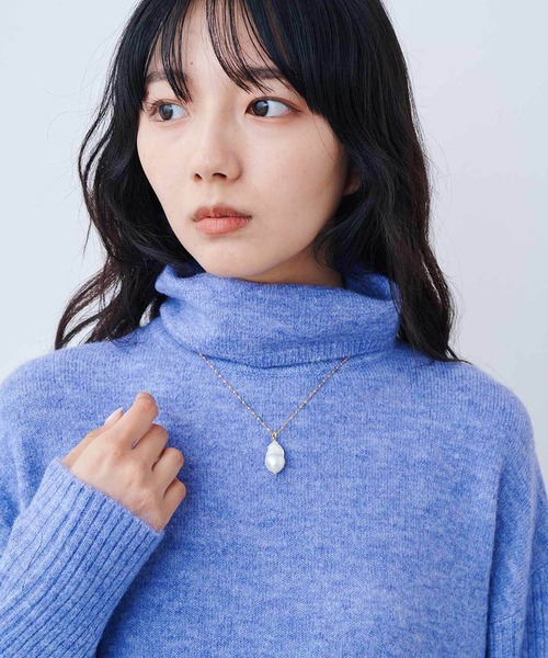 IEDIT(イディット)の「IEDIT HAPPYを呼んでくれそうな 淡水パールと水晶の夢のかけらネックレス〈ホワイト〉(ネックレス・レディース・ホワイト・ONE SIZE)」の3枚目の写真