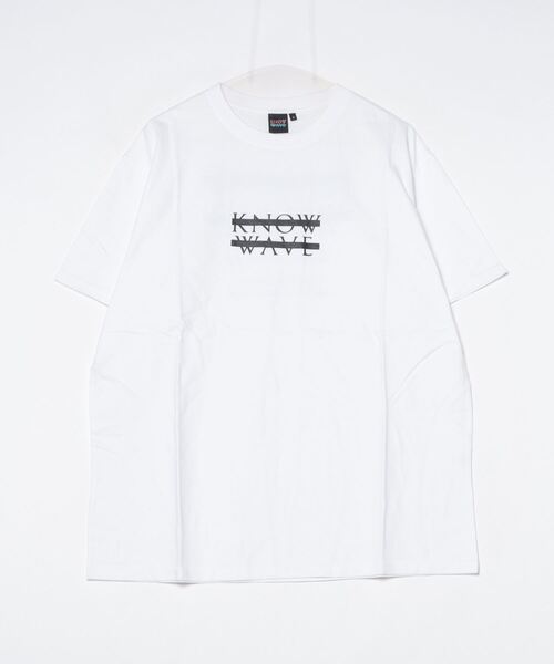 Lafayette（ラファイエット）の「KNT081m KNOW WAVE ARCHIVE LOGO T SHIRTS（Tシャツ/カットソー・メンズ・レッド/ホワイト/ブラック・3/2）」の2枚目の写真