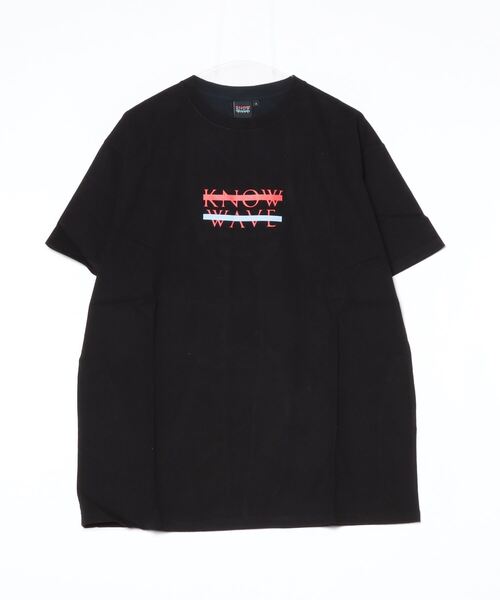 Lafayette（ラファイエット）の「KNT081m KNOW WAVE ARCHIVE LOGO T SHIRTS（Tシャツ/カットソー・メンズ・レッド/ホワイト/ブラック・3/2）」の3枚目の写真