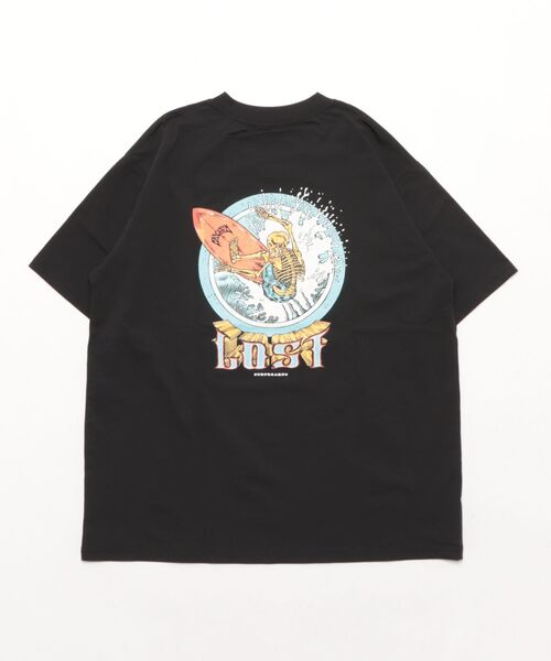 lost(ロスト)の「【ムラサキスポーツ限定】lost/ロスト 半袖Tシャツ/ラッシュガード 水陸両用/ユーティリティー L25S-4302(ラッシュガード・メンズ・ホワイト/ブルーグレー/ブラック・M/XL/L)」の4枚目の写真