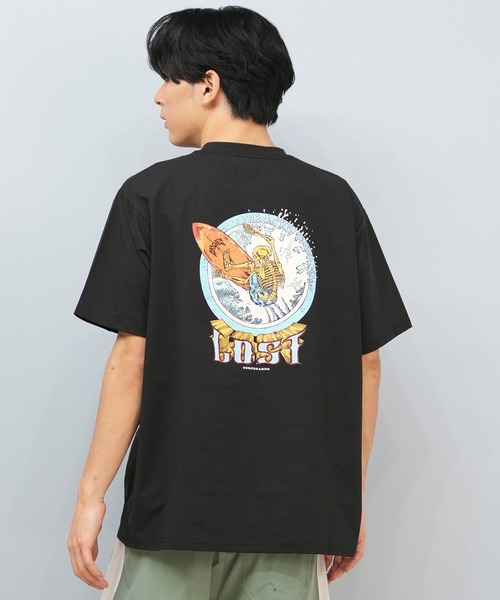 lost(ロスト)の「【ムラサキスポーツ限定】lost/ロスト 半袖Tシャツ/ラッシュガード 水陸両用/ユーティリティー L25S-4302(ラッシュガード・メンズ・ホワイト/ブルーグレー/ブラック・M/XL/L)」の3枚目の写真
