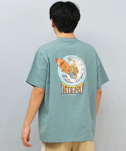 lost(ロスト)の「【ムラサキスポーツ限定】lost/ロスト 半袖Tシャツ/ラッシュガード 水陸両用/ユーティリティー L25S-4302(ラッシュガード・メンズ・ホワイト/ブルーグレー/ブラック・M/XL/L)」の22枚目の写真