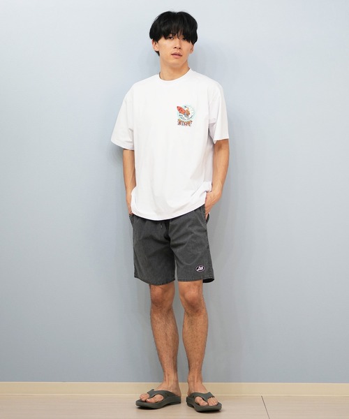 lost(ロスト)の「【ムラサキスポーツ限定】lost/ロスト 半袖Tシャツ/ラッシュガード 水陸両用/ユーティリティー L25S-4302(ラッシュガード・メンズ・ホワイト/ブルーグレー/ブラック・M/XL/L)」の13枚目の写真