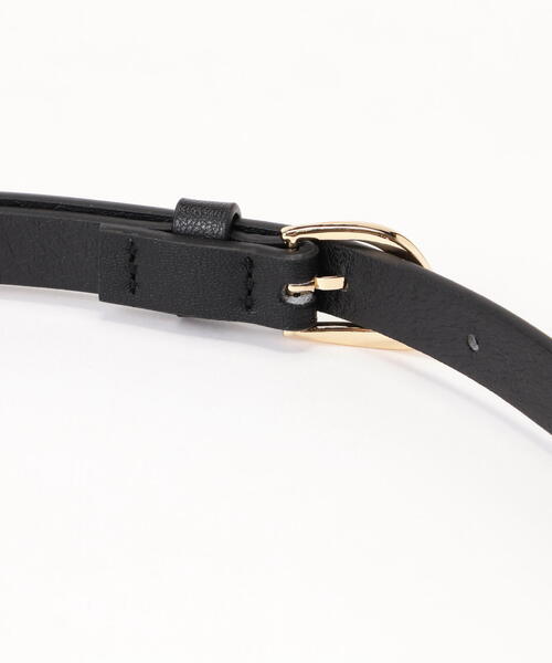 FREE'S MART（フリーズマート）の「◆変形バックル細ベルト（ベルト・レディース・ブラック/グレー・ﾌﾘ-）」の8枚目の写真