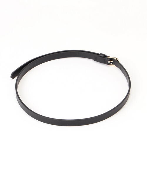 FREE'S MART（フリーズマート）の「◆変形バックル細ベルト（ベルト・レディース・ブラック/グレー・ﾌﾘ-）」の3枚目の写真