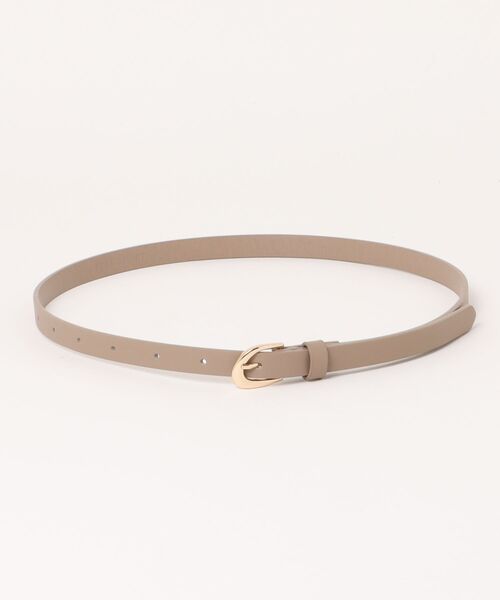 FREE'S MART（フリーズマート）の「◆変形バックル細ベルト（ベルト・レディース・ブラック/グレー・ﾌﾘ-）」の4枚目の写真