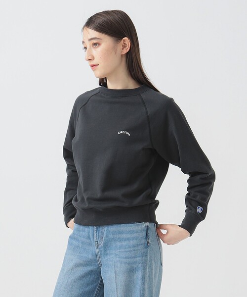 セール】ORCIVAL / Light French Terry Boat Neck Sweat