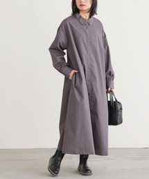 n'OrLABEL | 『袖ギャザーシャツワンピース』(シャツワンピース)
