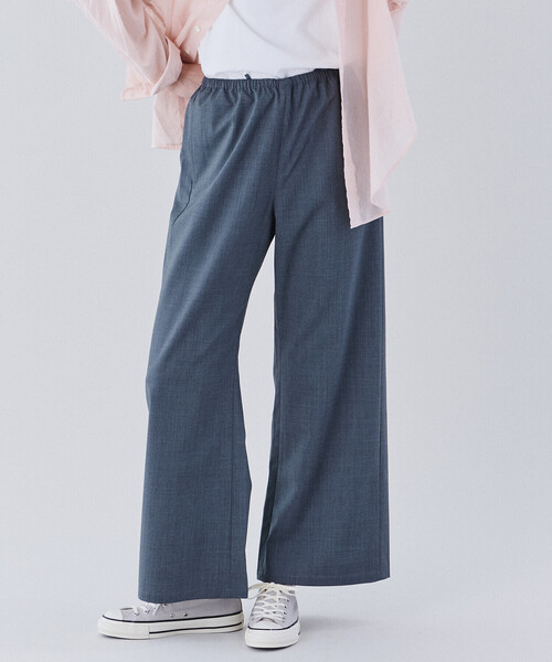 BRACCAE | トロピカルウール ワイドパンツ WOMEN