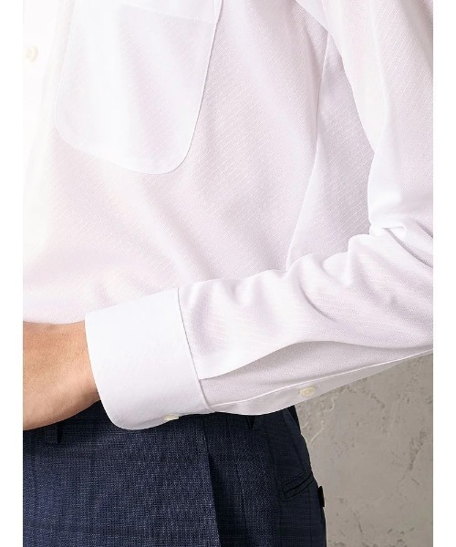 セール】【WEB限定・完全ノーアイロン】アイシャツ セミワイド