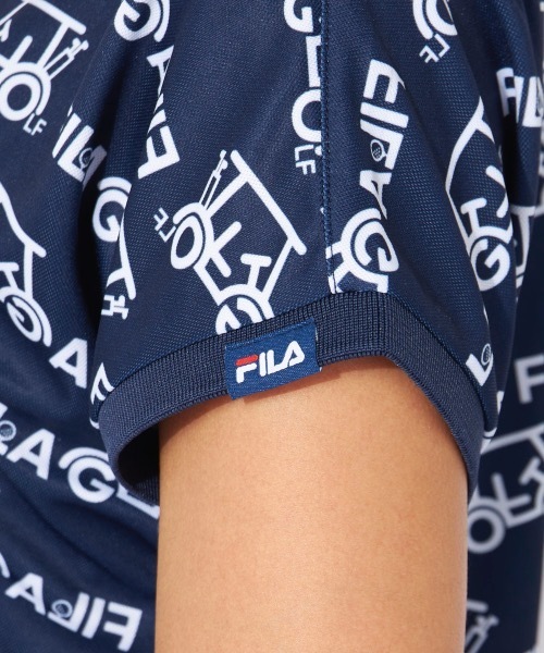 FILA GOLF(フィラゴルフ )の「【FILA GOLF/フィラゴルフ】レディース半袖シャツ ゴルフ(シャツ/ブラウス・レディース・ホワイト/パープル/ネイビー・MEDIUM/LARGE/X-LARGE)」の17枚目の写真