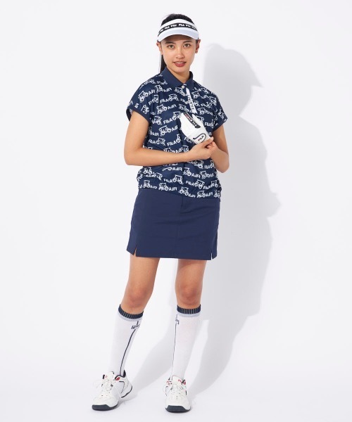FILA GOLF(フィラゴルフ )の「【FILA GOLF/フィラゴルフ】レディース半袖シャツ ゴルフ(シャツ/ブラウス・レディース・ホワイト/パープル/ネイビー・MEDIUM/LARGE/X-LARGE)」の18枚目の写真