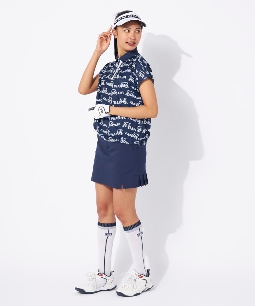 FILA GOLF(フィラゴルフ )の「【FILA GOLF/フィラゴルフ】レディース半袖シャツ ゴルフ(シャツ/ブラウス・レディース・ホワイト/パープル/ネイビー・MEDIUM/LARGE/X-LARGE)」の19枚目の写真