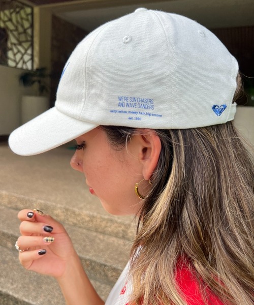 ROXY（ロキシー）の「SUN CHASERS CAP /ロキシーロゴ刺繍6パネルキャップ（帽子）（キャップ・レディース・グリーン/ブラック/ピンク/ホワイト・FREE）」の20枚目の写真