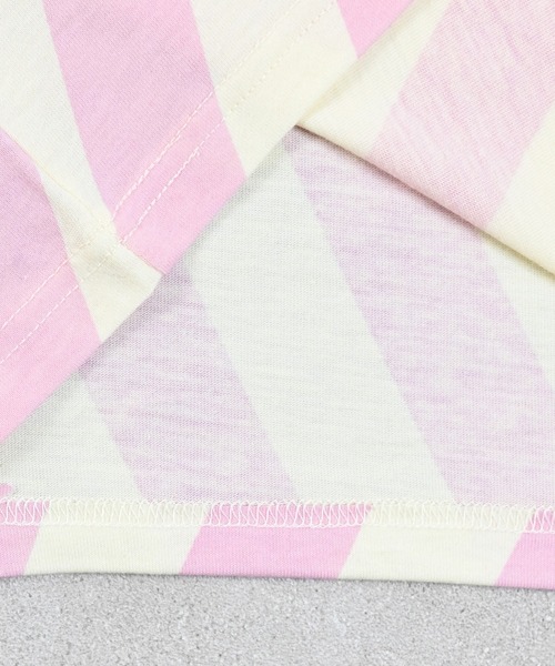 MARKEY'S（マーキーズ）の「【Little Twin Stars／リトルツインスターズ】別注しましまTシャツ（Tシャツ/カットソー・キッズ・ピンク・140/95/130/80/120/110/100/90）」の11枚目の写真