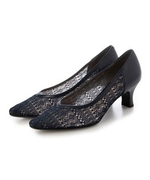 Riz raffinee（リズラフィーネ）の「Ｖカットレースパンプス（パンプス）」