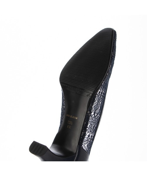 Riz raffinee(リズラフィーネ)の「Vカットレースパンプス(パンプス・レディース・ネイビー/ブラック/ベージュ/ラベンダー・24cm/23.5cm/23cm/22.5cm/22cm/24.5cm)」の18枚目の写真