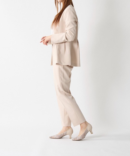 Riz raffinee(リズラフィーネ)の「Vカットレースパンプス(パンプス・レディース・ネイビー/ブラック/ベージュ/ラベンダー・24cm/23.5cm/23cm/22.5cm/22cm/24.5cm)」の13枚目の写真