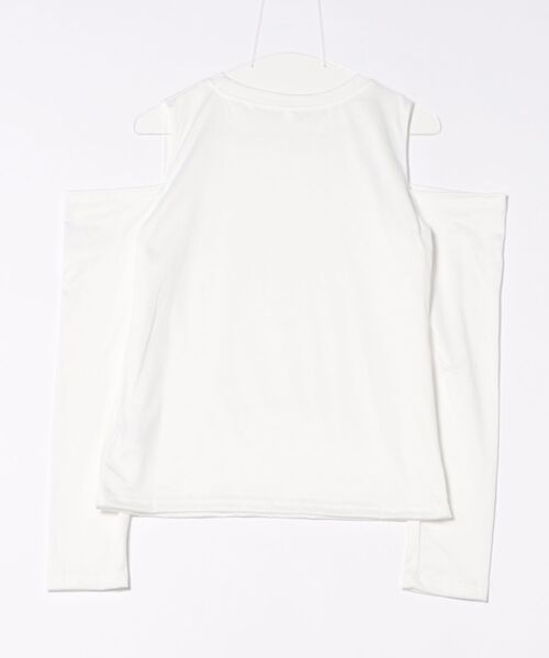 ALTROSE（アルトローズ）の「オープンショルダー トップス 肩出し 肌見せ（Tシャツ/カットソー・レディース・グレー/ブラック/ホワイト・FREE）」の7枚目の写真