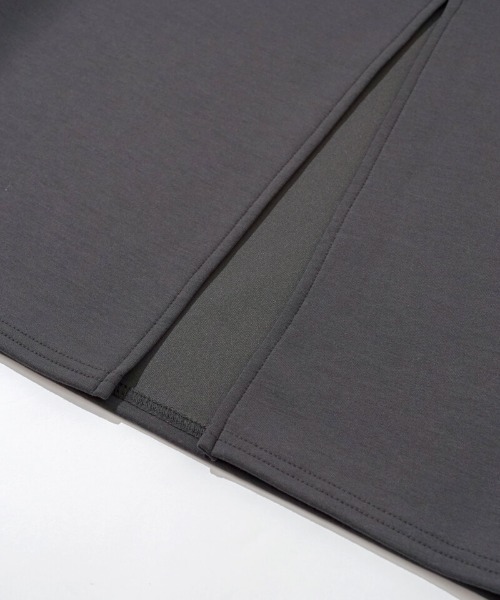 flower(フラワー)の「ライトリーニットスカート(スカート・レディース・アイボリー/チャコールグレー・FREE)」の9枚目の写真