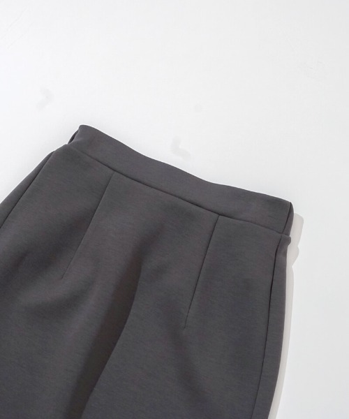 flower(フラワー)の「ライトリーニットスカート(スカート・レディース・アイボリー/チャコールグレー・FREE)」の10枚目の写真