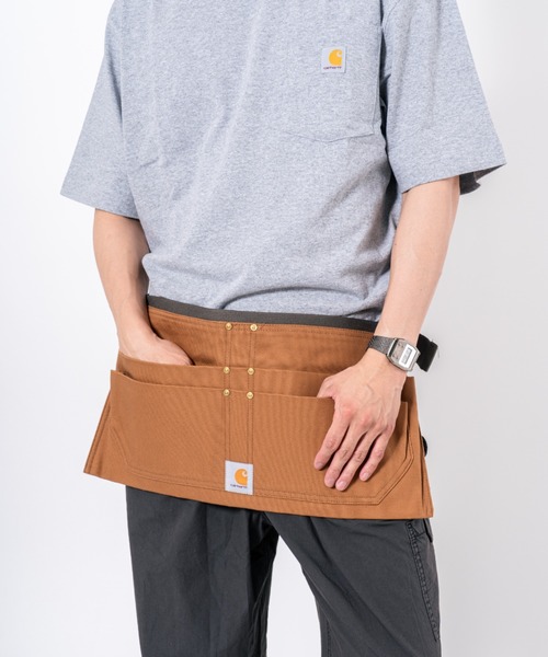 Carhartt(カーハート)の「【CARHARTT】エプロン ツールエプロン 腰エプロン(エプロン・メンズ・ブラウン/ブラック・S-M/L-XL)」の1枚目の写真