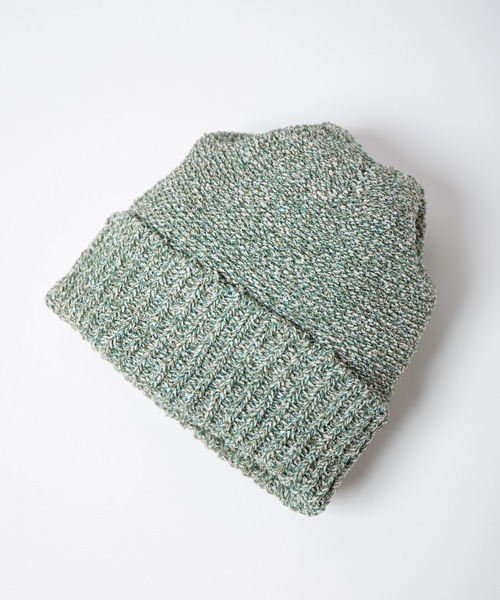 RACAL（ラカル）の「JP Paper Blend Melange Knit Watch / 和紙ブレンド目ランジニットワッチ（ニットキャップ/ビーニー・レディース・ブラウン/グレー/イエロー/オレンジ/グリーン・FREE）」の12枚目の写真