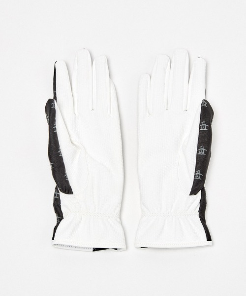 MUNSINGWEAR(マンシングウェア)の「ストレッチニットレディスゴルフグローブ(両手)(ゴルフグッズ・レディース・ブラック/ホワイト/ベージュ・M/L)」の8枚目の写真