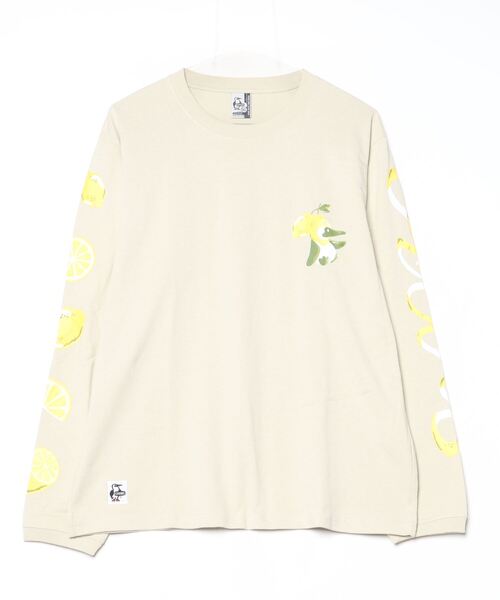 CHUMS】 CHUMS Lemon L/S T-Shirt チャムスレモン ロングスリーブ