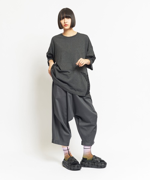 セール】コットンツイル 二―タックサルエルパンツ（その他パンツ