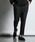The DUFFER of ST.GEORGE�i�U�_�t�@�[�I�u�Z���g�W���[�W�j�́uLINEN BLEND TAPERED EASY SLACKS�F���� �e�[�p�[�h �C�[�W�[�X���b�N�X�i�X���b�N�X�j�v�b�u���b�N