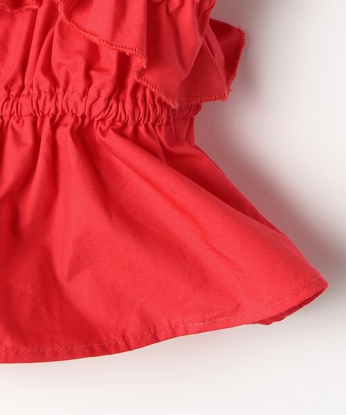 p.premier（ピードットプルミエ）の「【ジュニア対応】フリルビスチェ&トップスセット（Tシャツ/カットソー・キッズ・レッド/ブラック/ブルー・140/130/120/110/100/90/80）」の8枚目の写真